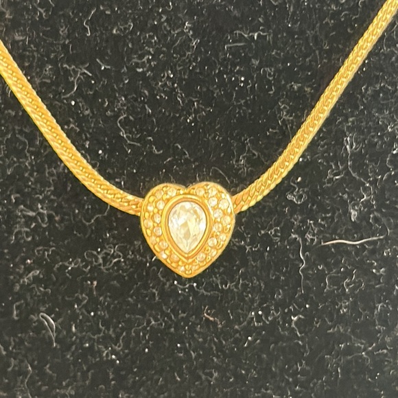 Vintage Swarovski (S.A.L.) Heart Necklace & Earrings - Picture 7 of 15